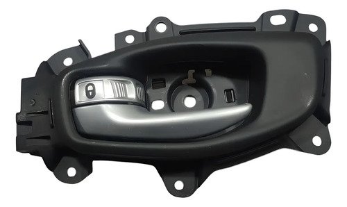 Maçaneta Interna Dianteira Esquerda Jeep Compass 2020 2.0 Preto Dianteira